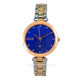 ELLE EL004-1RG04B18 Silver Rosegold Dial Blue Stainless Steel